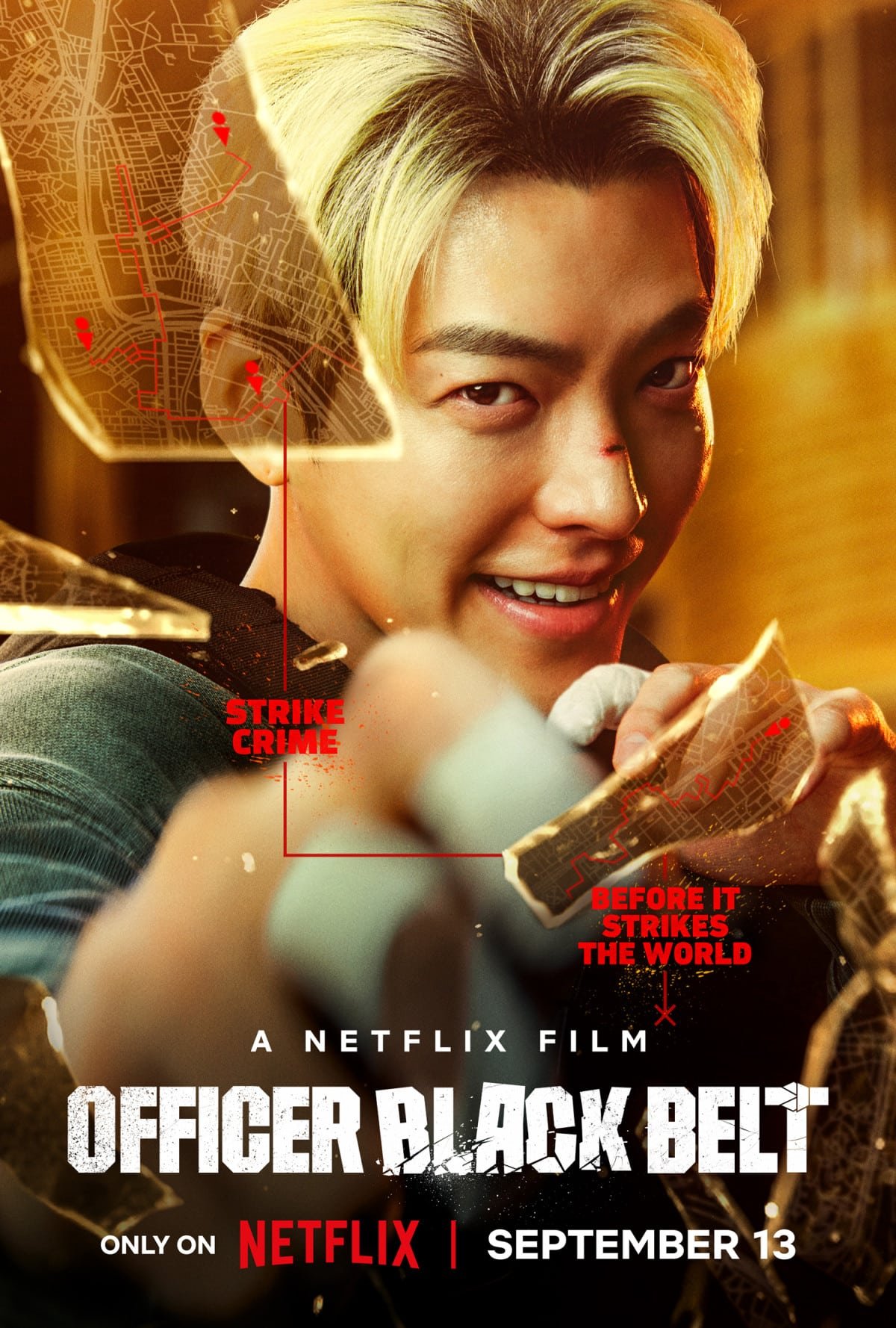 รีวิวหนัง Officer Black Belt เจ้าหน้าที่สายดํา (2024)