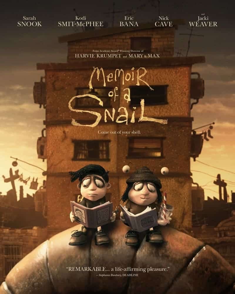 รีวิวหนัง Memoir of a Snail (2024) มนุษย์ทากหัวใจผจญภัย