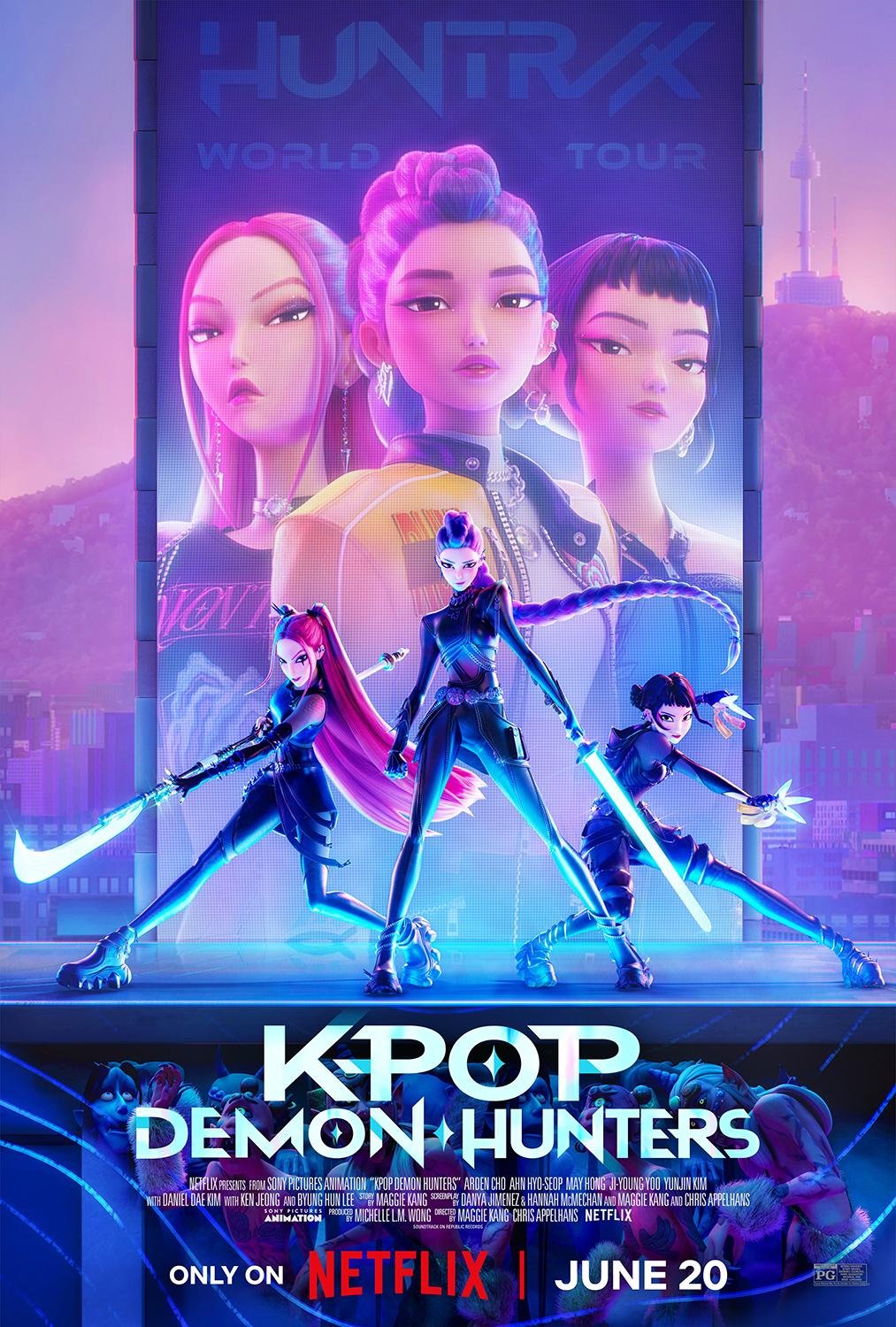 รีวิวหนัง  KPop Demon Hunters เกิร์ลกรุ๊ปนักล่าปีศาจ (2025)