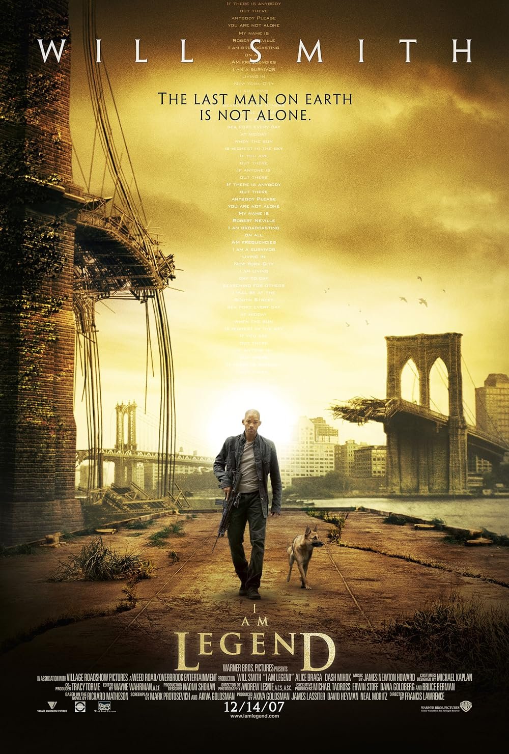 รีวิวหนัง I Am Legend ไอ แอม เลเจนด์ ข้าคือตำนานพิฆาตมหากาฬ (2007) | หนังซอมบี้ในตำนาน